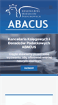 Mobile Screenshot of abacus.koscian.pl